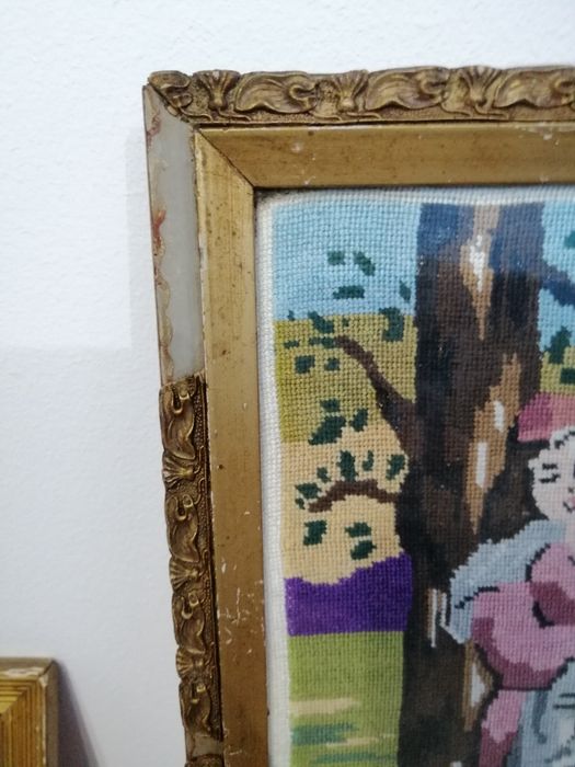 Obrazy wyszywana krajobrazy