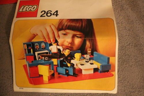 Lego 264 Homemakers Living Room Set unikat 1974 rok