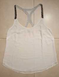 Top Branco Stradivarius