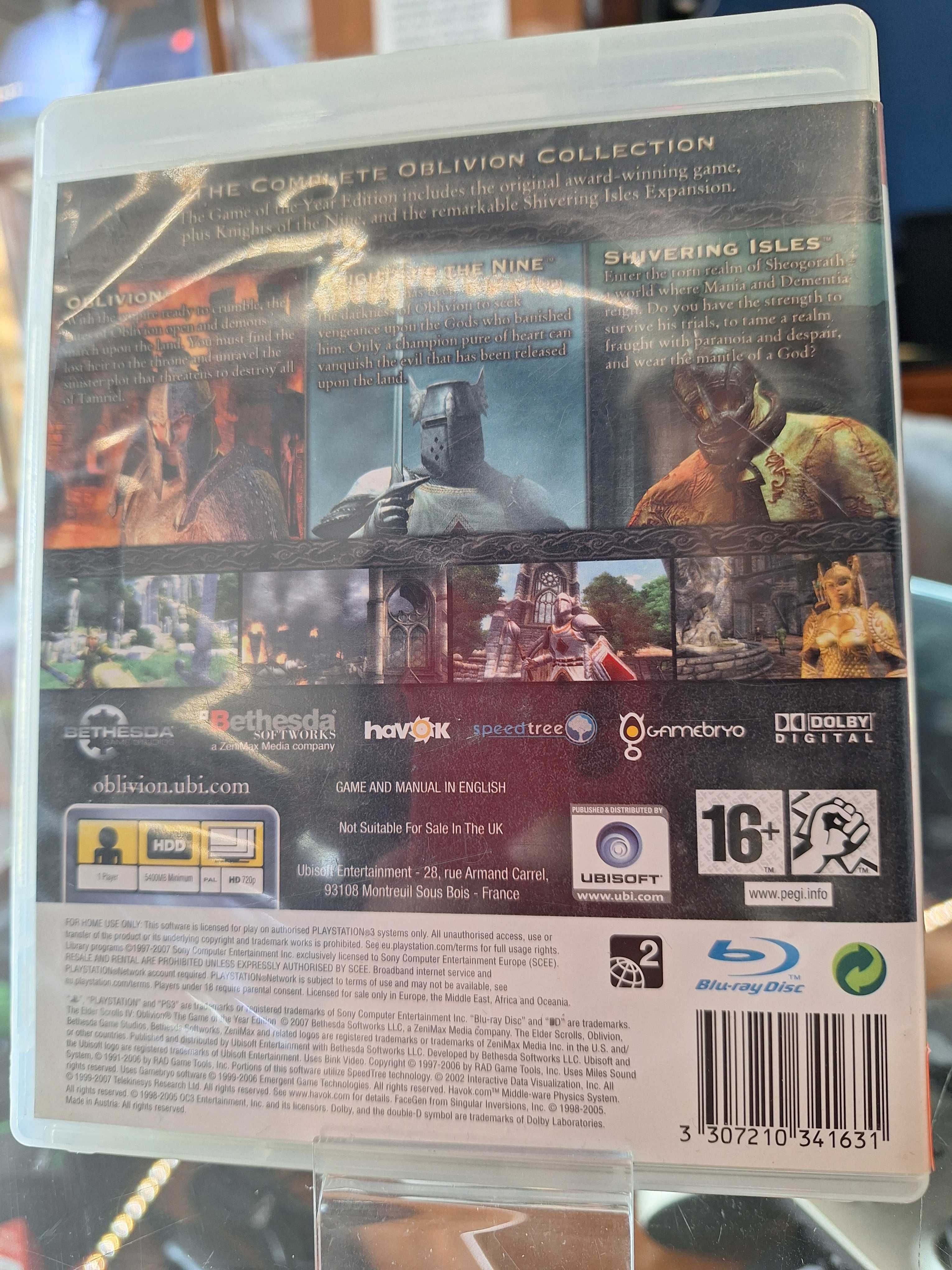 The Elder Scrolls IV Oblivion GOTY PS3, BDB, CentrumGrania