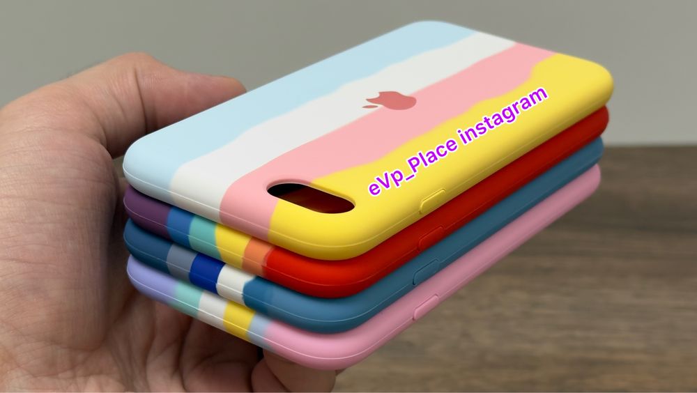 Чохол IPhone 8 SE Rainbow чехол 7 айфон