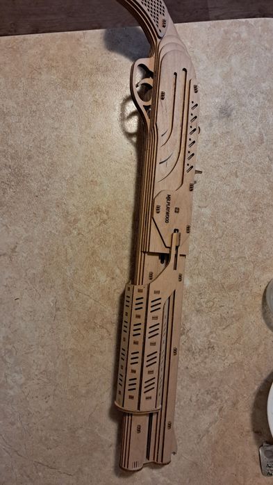 механічний 3d пазл дробовик Mr.Playwood 95 деталей