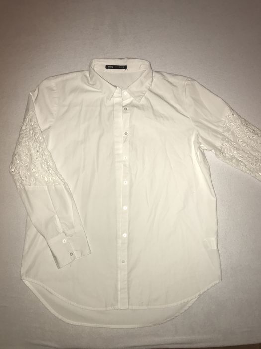 Bluzka biała koszulowa