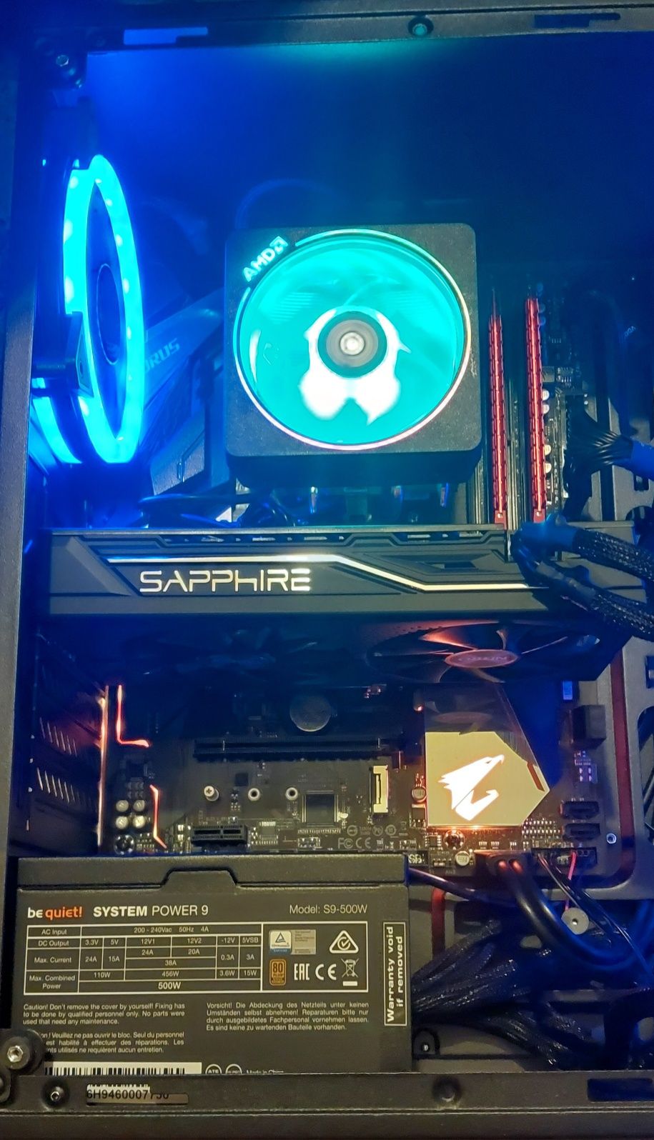 Komputer AMD Ryzen 5 3600X Sapphire RX470 16 GB Ram 500GB SSD m.2 B450