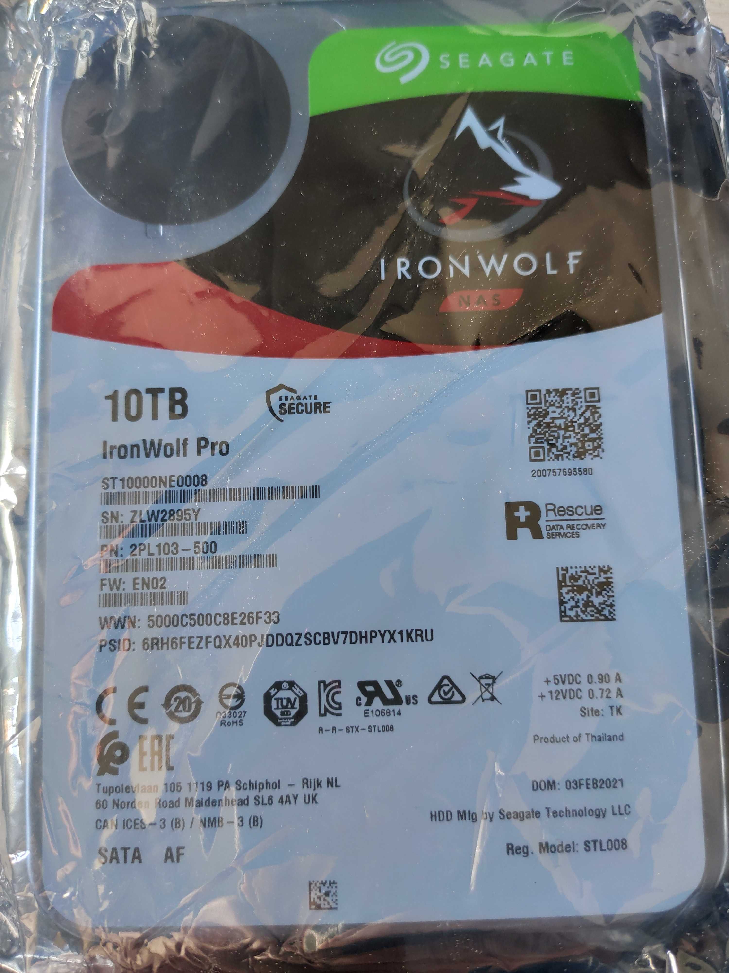 Жорсткий диск 10 Тб Seagate IronWolf Pro 10TB ST10000NE0008