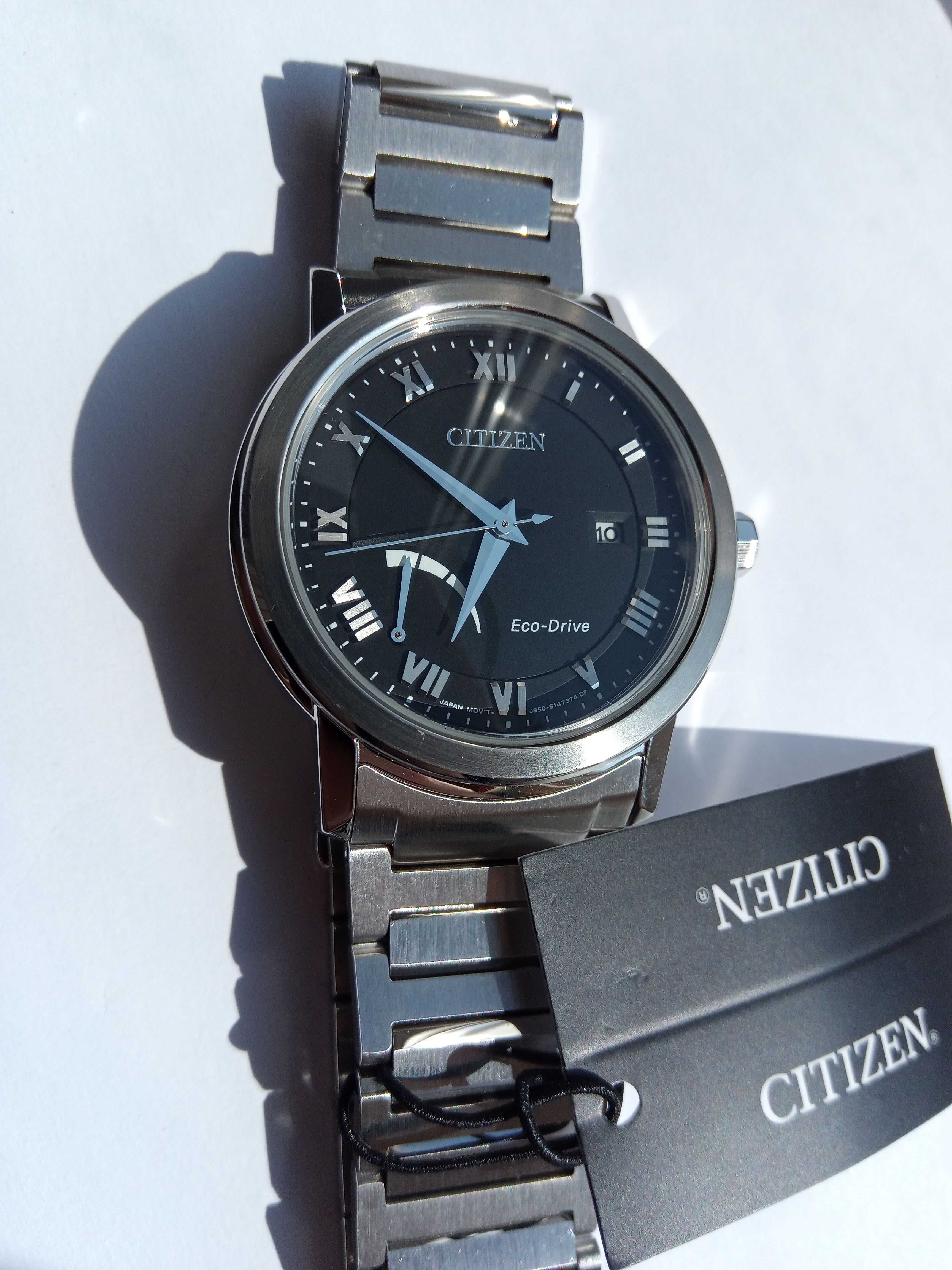 Японские мужские часы Citizen Eco-Drive AW7020-51E, солнечная батарея