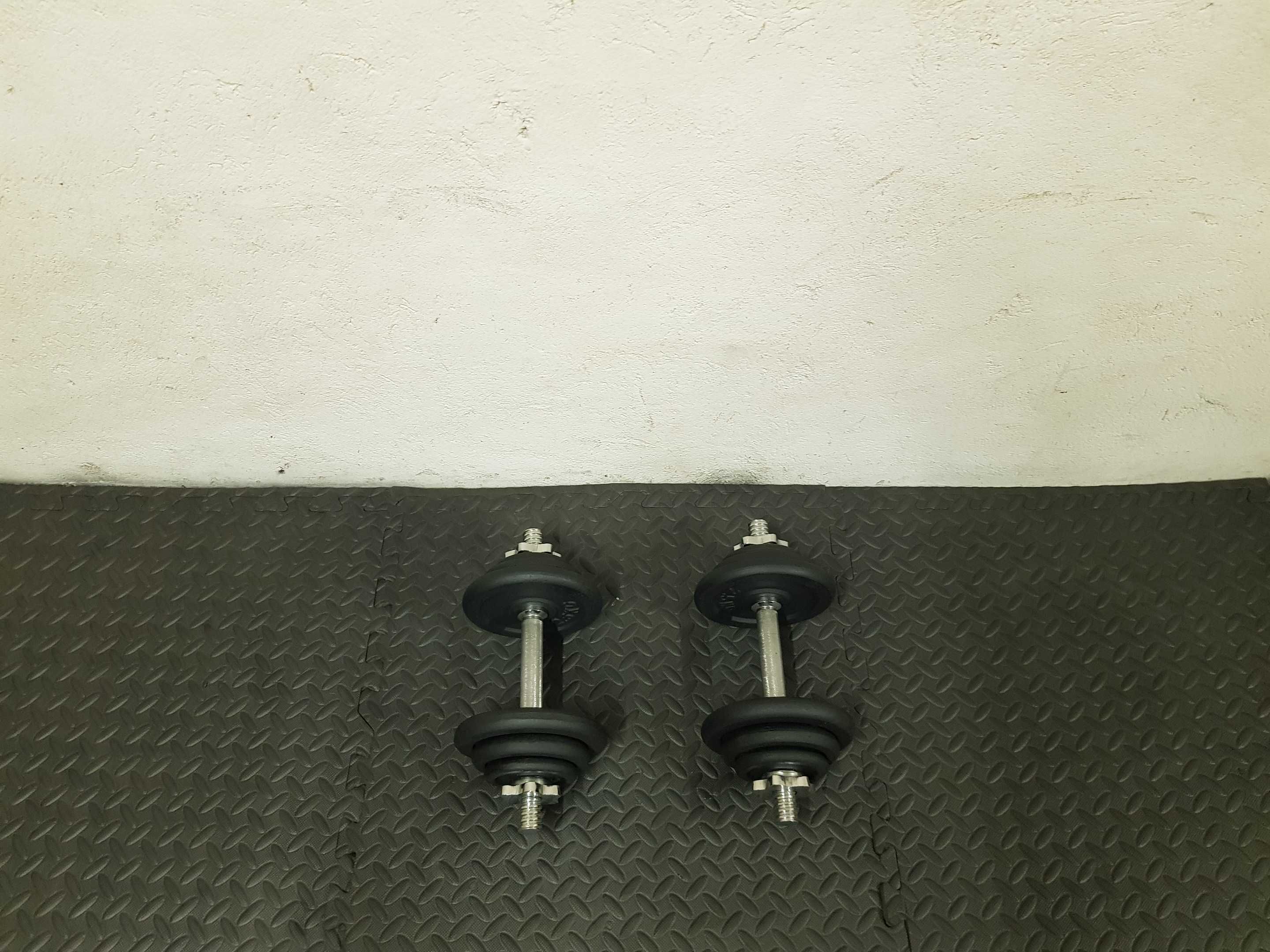 Hantle zeliwne regulowane 10kg x2