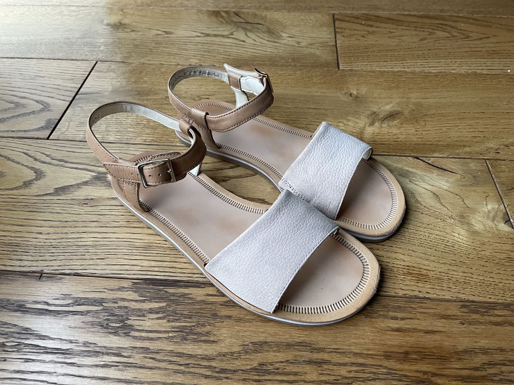 Босоножки Clarks, кожаные, размер 38-39
