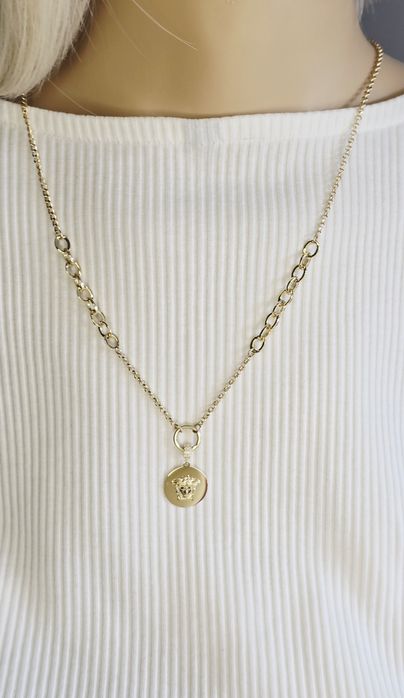 Złoty naszyjnik łańcuszek próba 585 14k