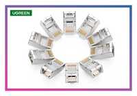 Конектори RJ45 для патч-корд екрановані Cat6/5 8P8C коннекторы UGREEN