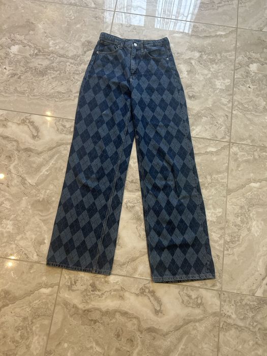 Джинси з принтом H&M у розмірі Xs