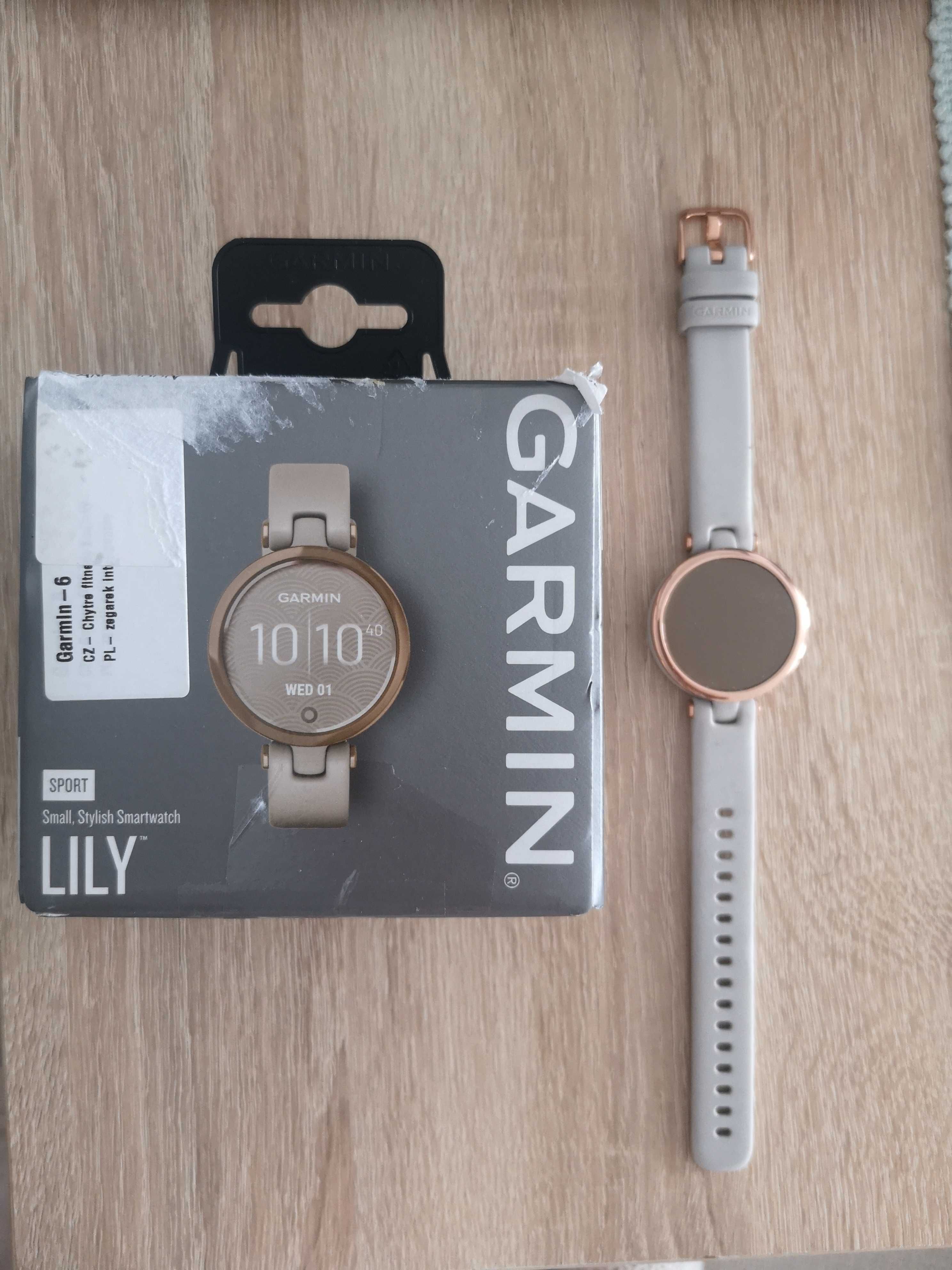 Zegarek Garmin Lilly beżowy