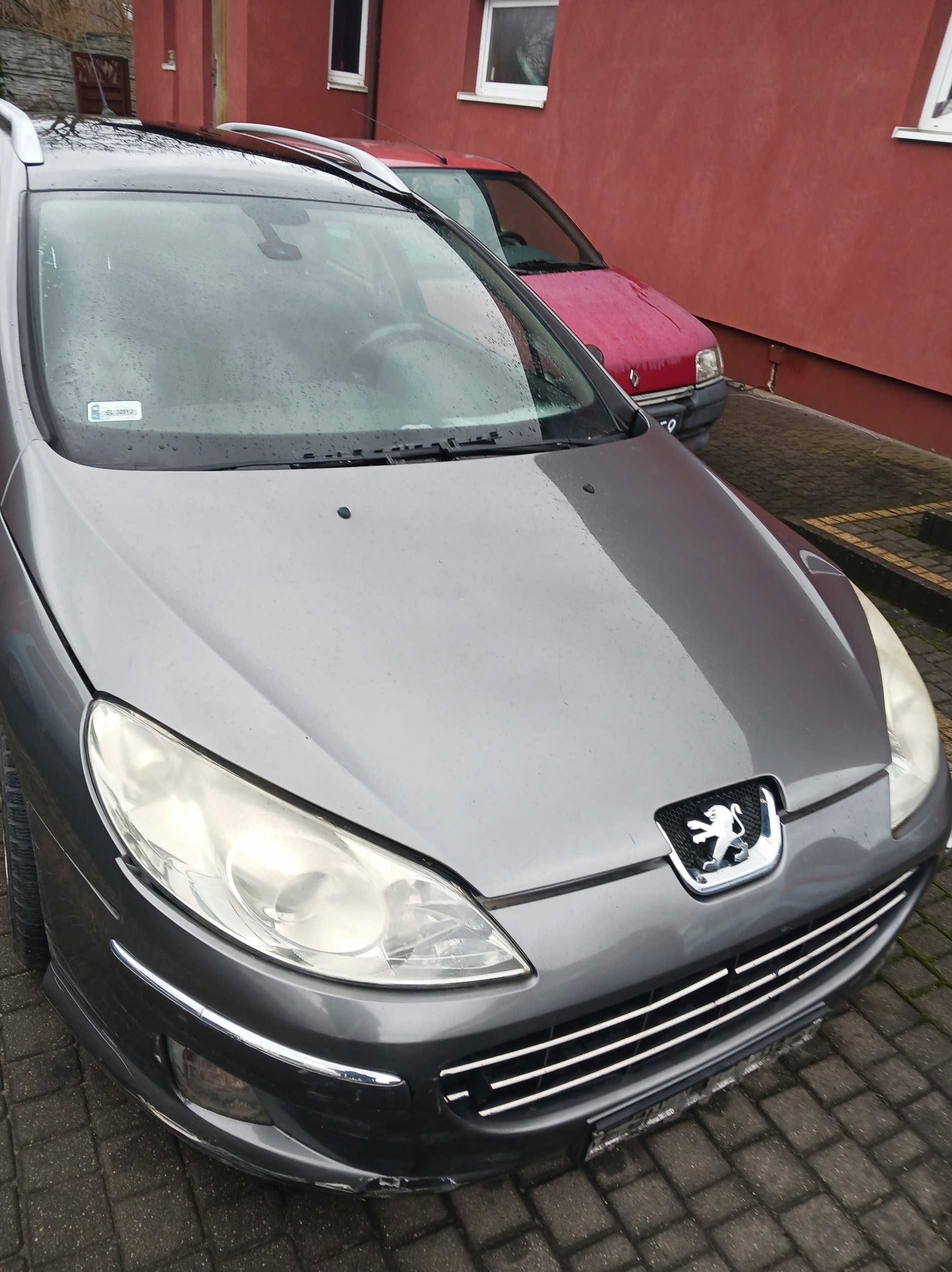 Разборка Peugeot 407 мотор, бампер, фара, диффузор, цапфа