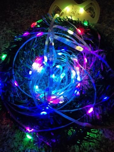 Oświetlenie USB lampki na choinkę 10 metrów sterowane pilotem