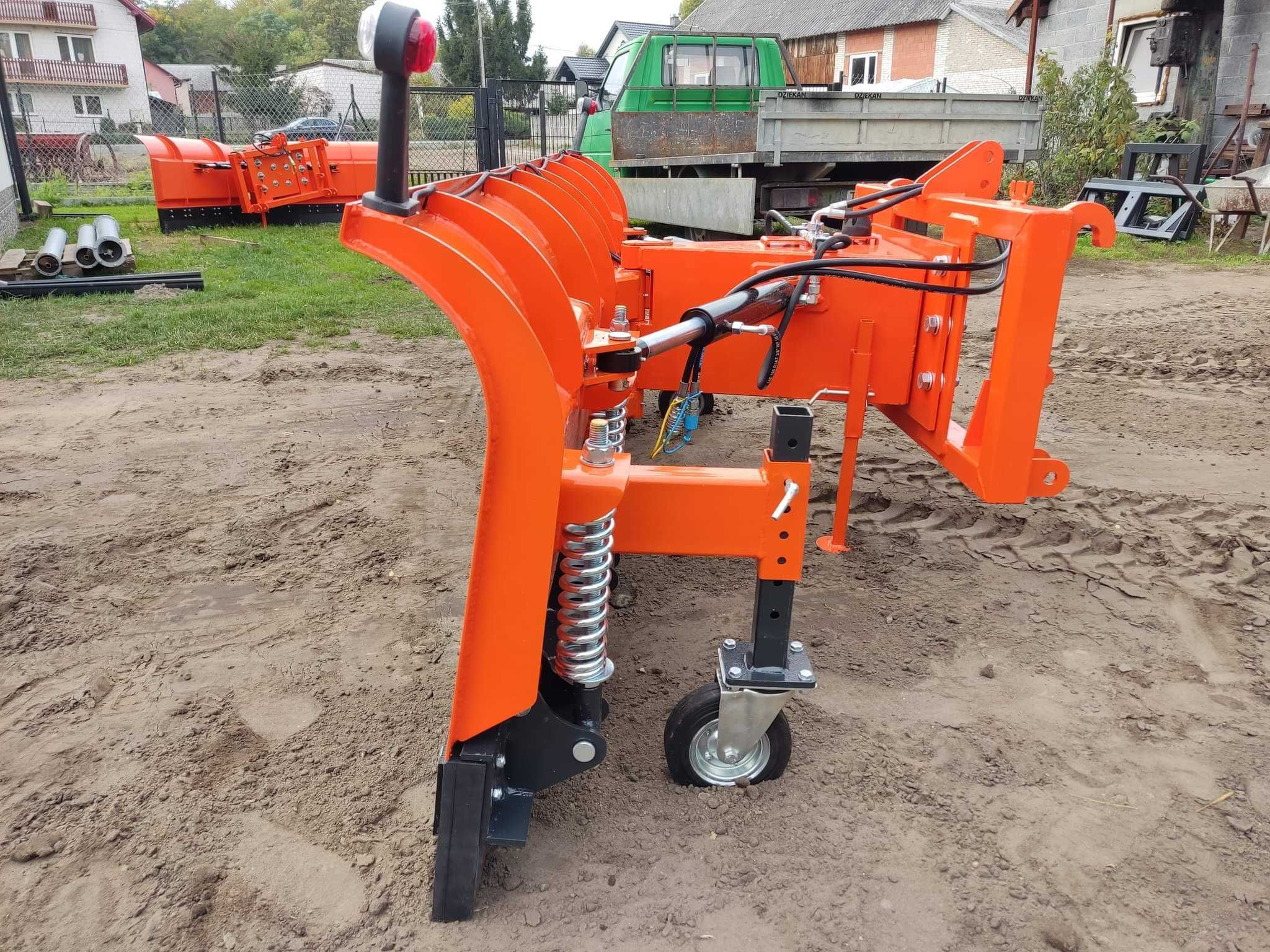 Pług ptosty komunalny euro/tuz amortyzacja do śniegu Metal-Technik