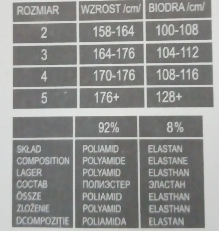 Bestseller ! Rajstopy wzorzyste  kwiaty 2-5