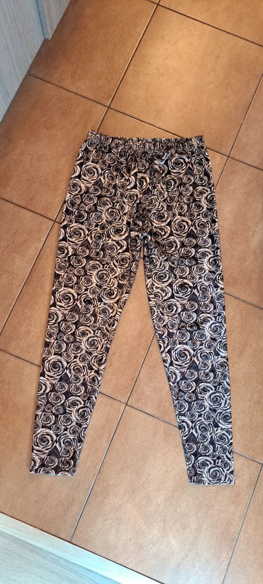 Getry legginsy welurowe  NOWE 152-158