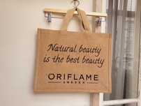 Saco de Juta/Ráfia/Palhinha Oriflame (NOVO!)