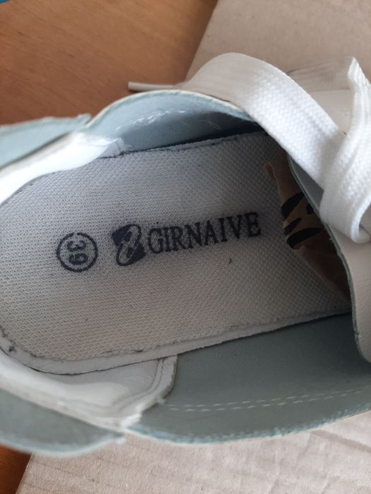 Кросівки жіночі (кеди) Girnaive 39р, шкіра (кожа) білий колір