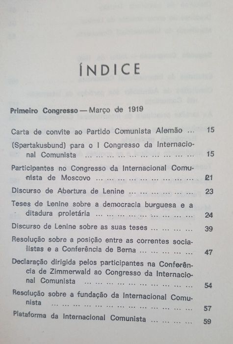 Os quatro primeiros congressos da Internacional Comunista Vol.1