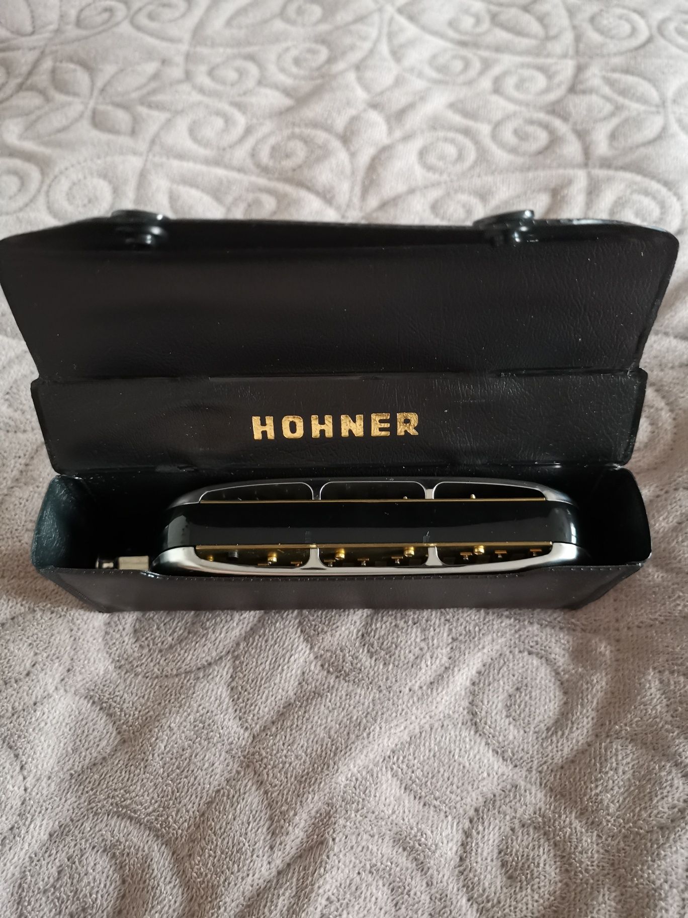 Harmonijka ustna Hohner Chrometta 253/40 10 C z registrem.