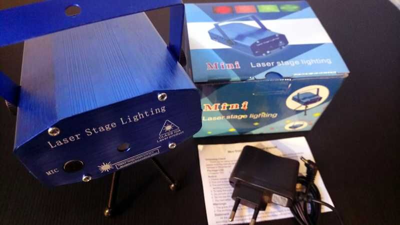 Projetor laser luzes tripé festas decoração etc.