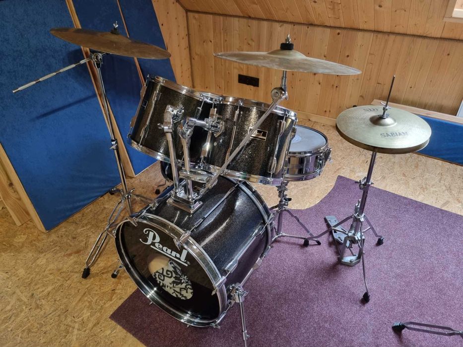 PEARL EXPORT+ talerze Paiste bronze B8-kompletna nastrojona perkusja!