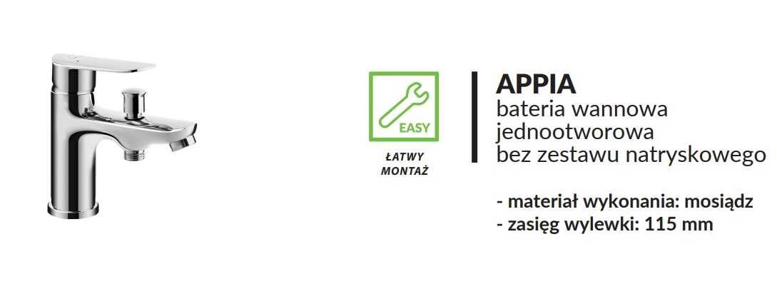 Bateria wannowa stojąca jednootworowa NOWA