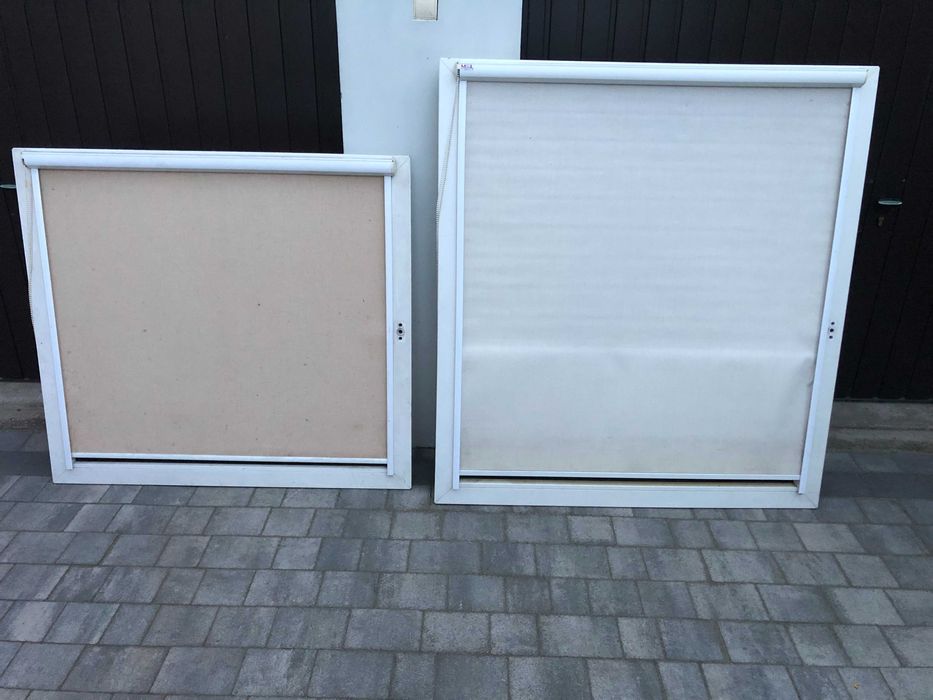 skrzydła okienne pcv, 117x107 i 123x134