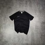 MĘSKA Koszulka Sportowa Czarna Dri-Fit Haft Logo Nike Trening Bieg