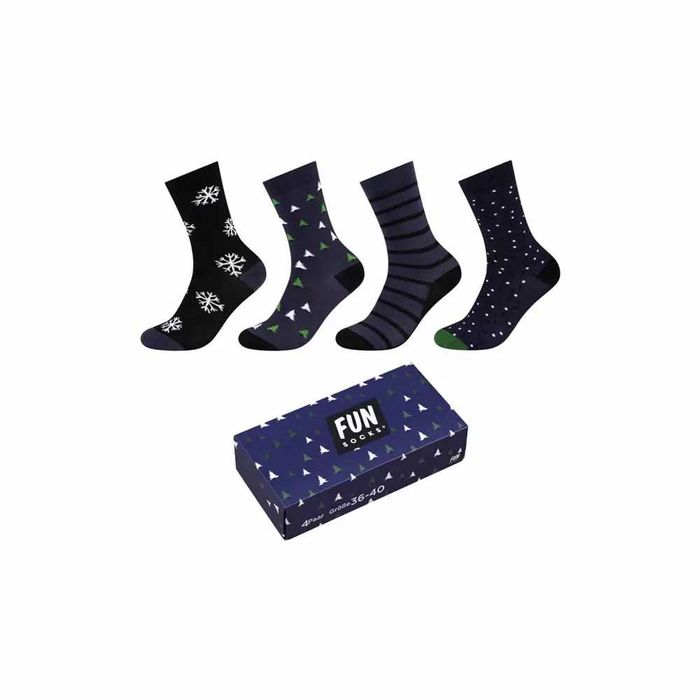 Skarpety skarpetki FUNSOCKS  1 Christmas 4pak
