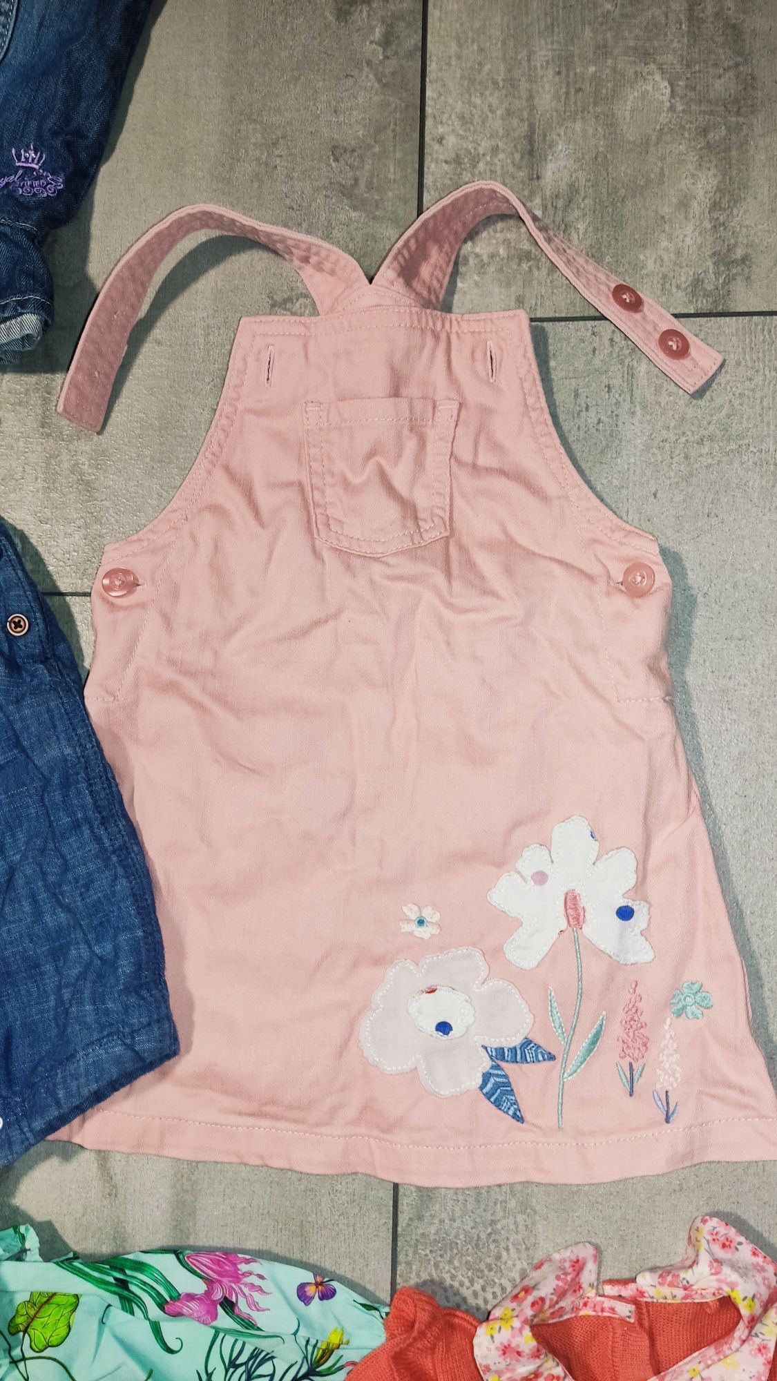 Ubranka jeans dla dziewczynki 6-9-12