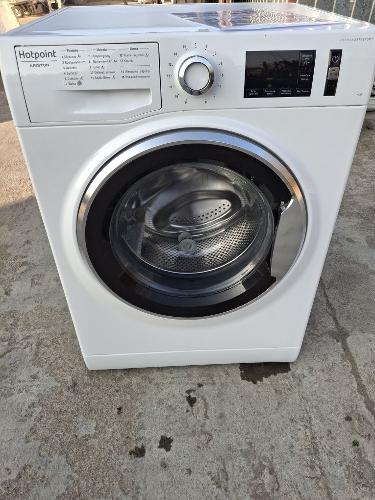Hotpoint - Ariston 7 kg funkcja pary gwarancja dowóz  gratis