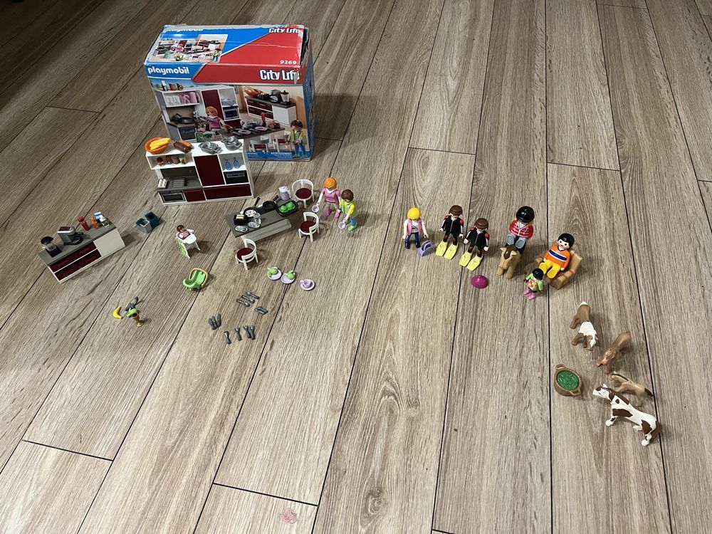 Playmobile kuchnia 9269 + konie 71000, nurkowie i inne gratis!