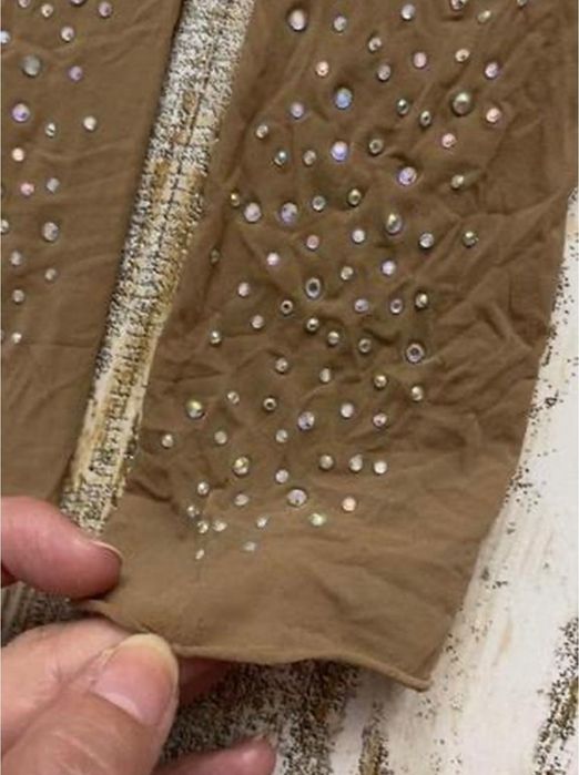 Стильні високі носки гетри панчохи в стразах каміннях. є нюанс.