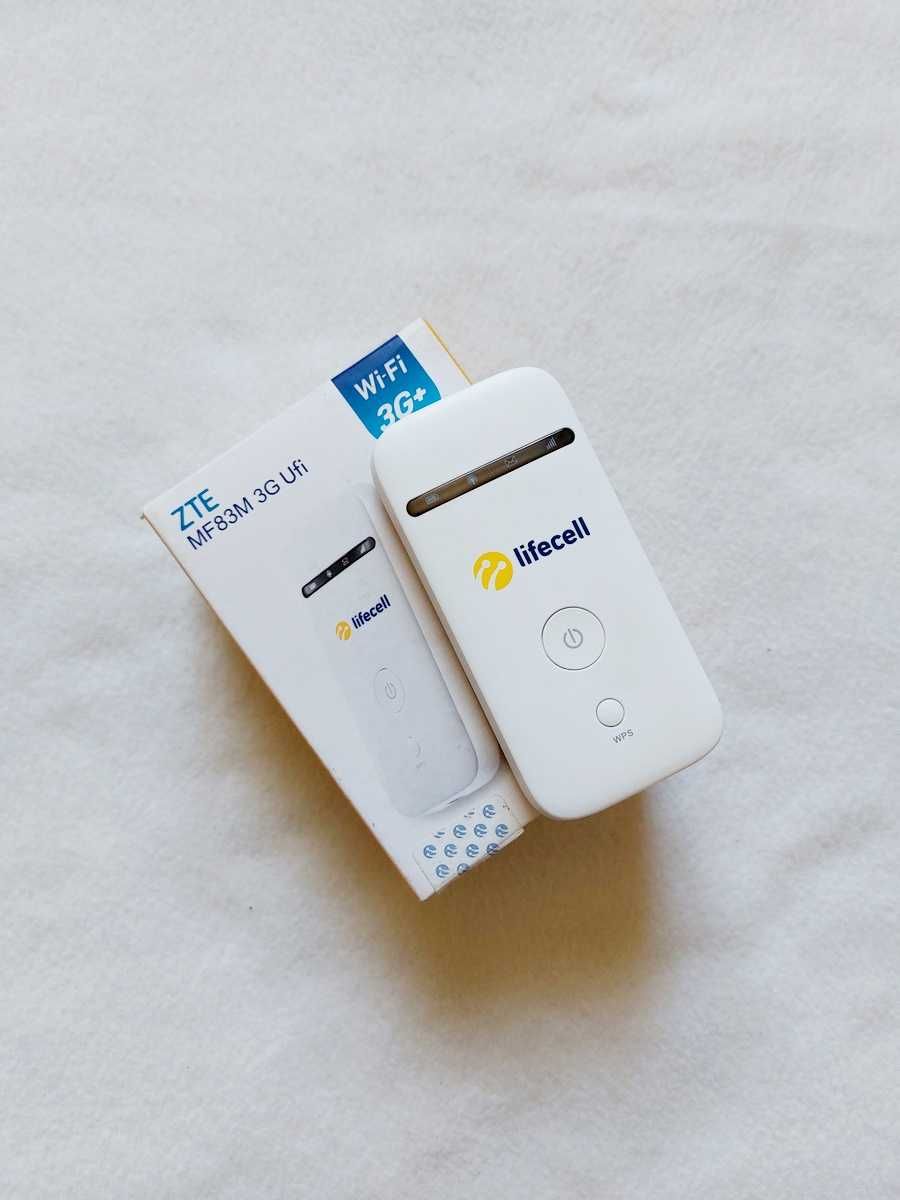 Мобільний 3G Wi-Fi роутер ZTE MF83M