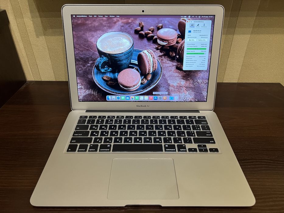БАТАРЕЯ 7+ годин, 2017 MacBook Air 13 A1466, 8/256Gb