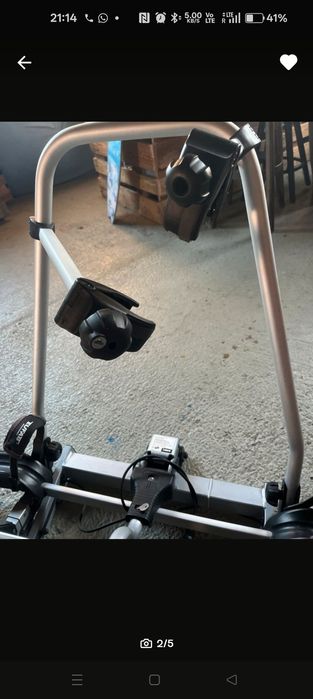 Bagażnik rowerowy na hak Thule EC908 dwa rowery 51 kg
