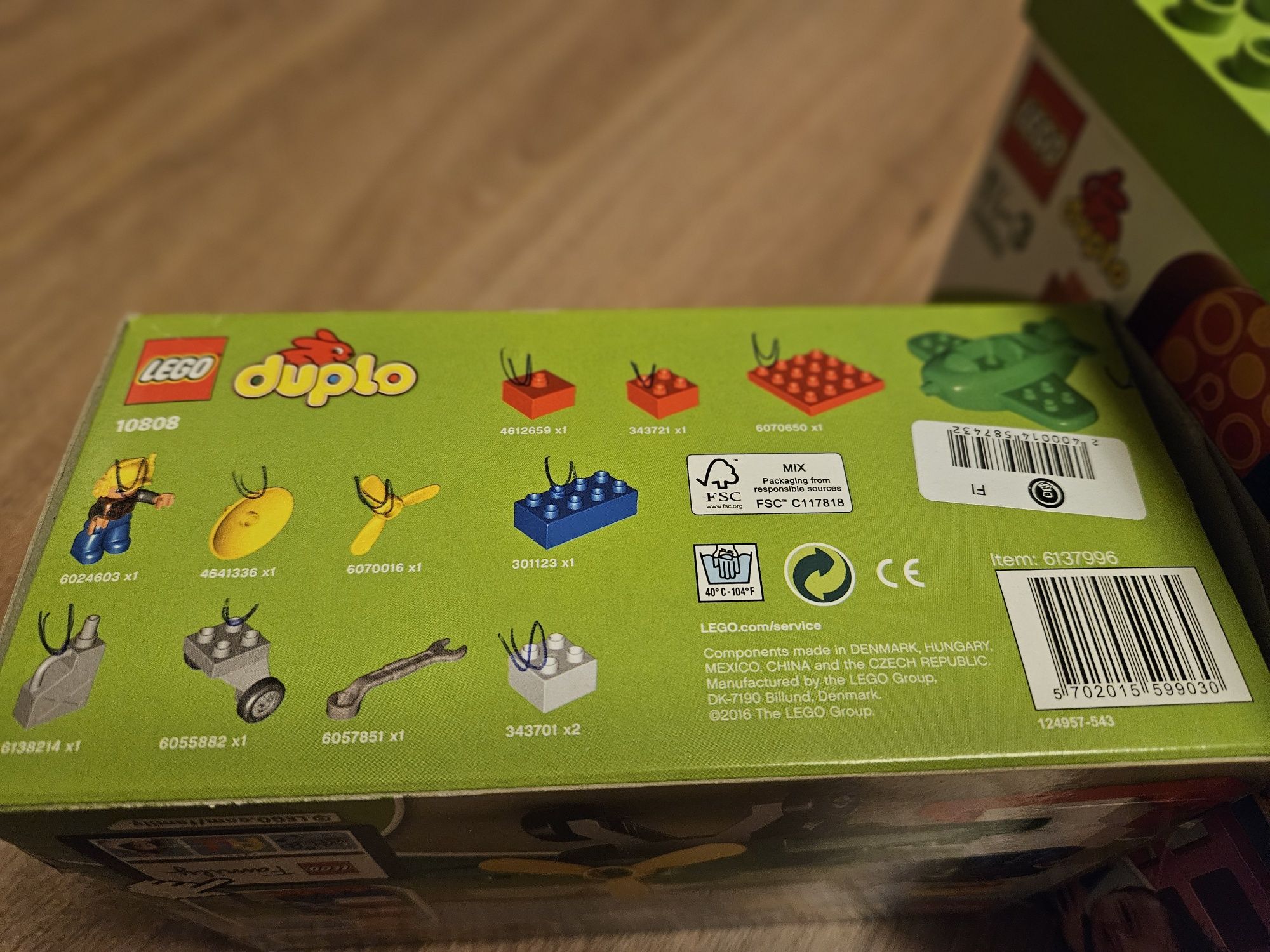 Lego duplo samolot