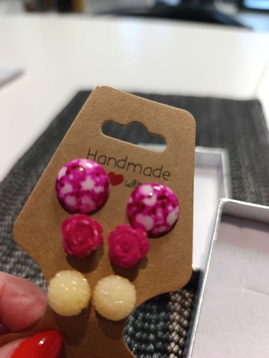 Zestaw 3 par kolczyków