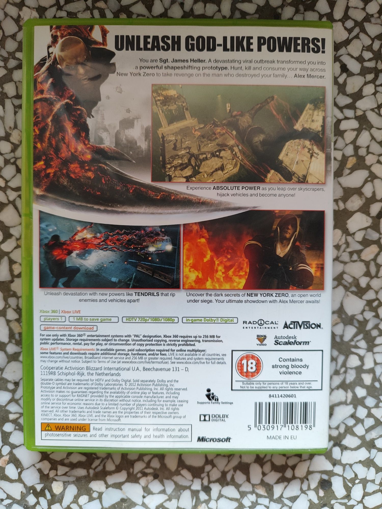 Prototype 2 Xbox 360
