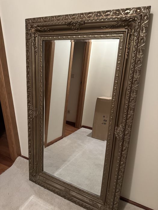 Espelho dourado 148x89cm