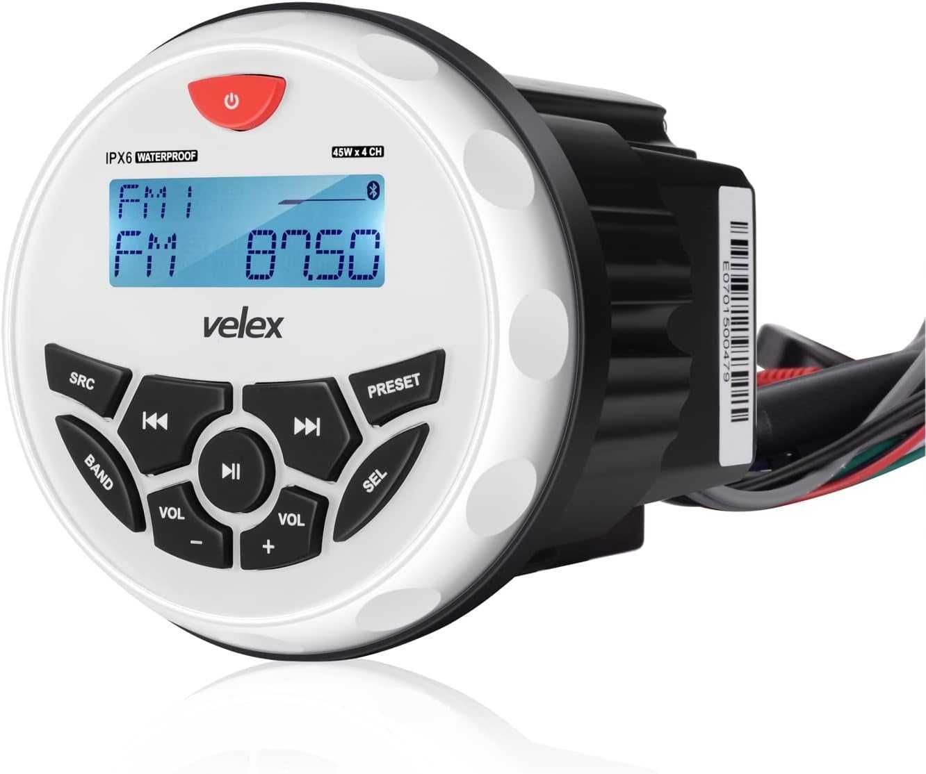Radio stereo Bluetooth do łodzi Radio AM FM Tuner Bluetooth Dab+ Ipx6