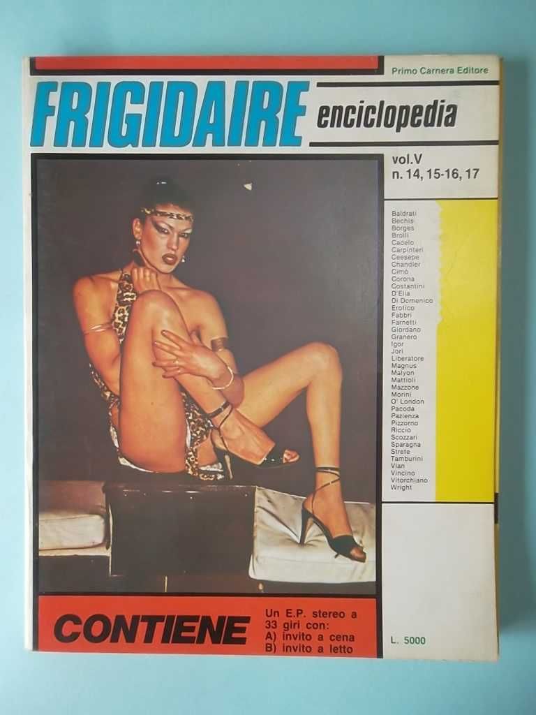 FRIGIDAIRE - Revista BD alternativa italiana, anos 80 Lote 9 edições