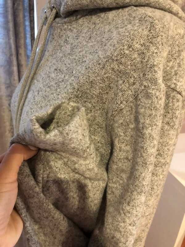 H&M sweter bluza szary