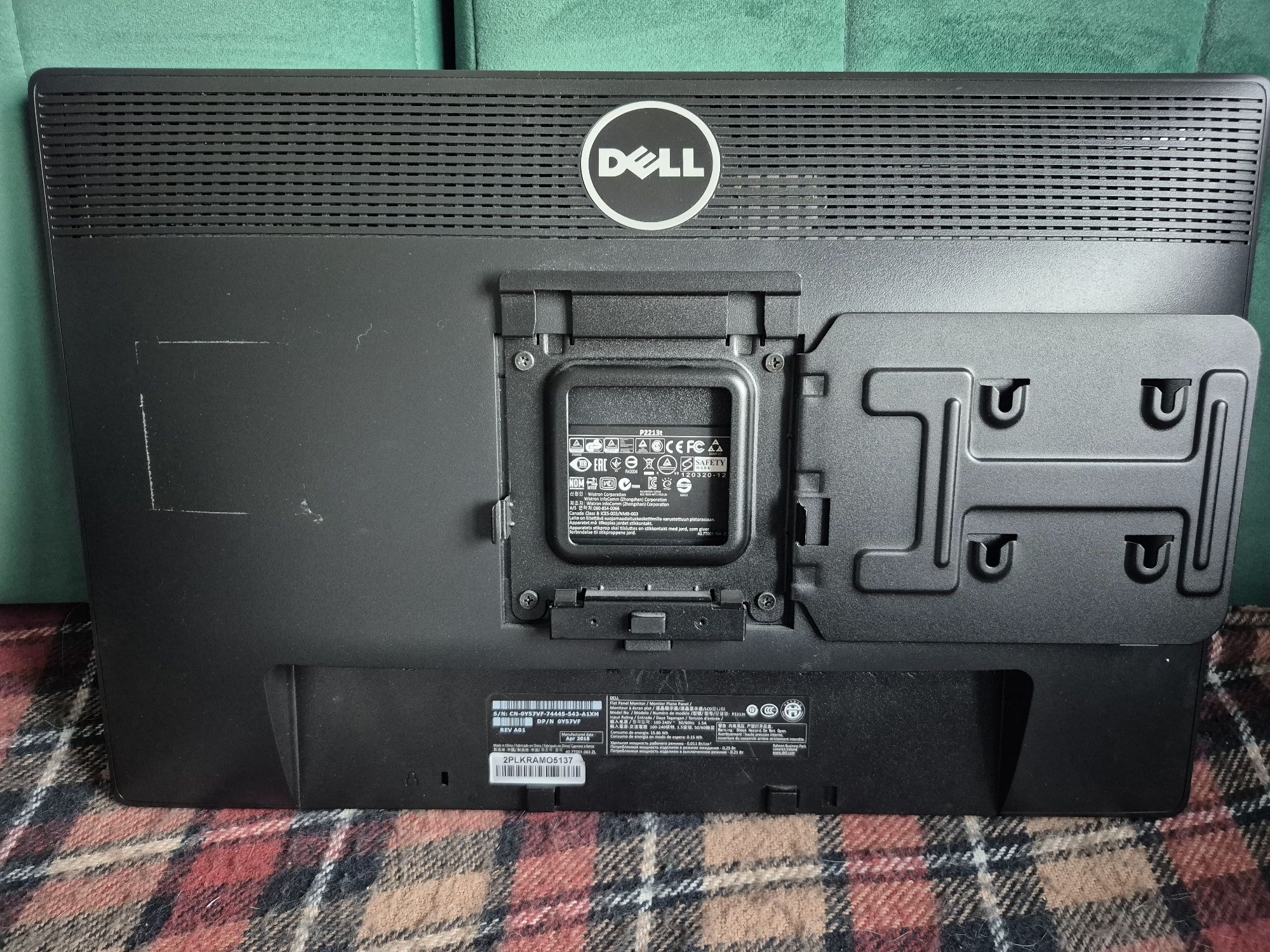 MONITOR LED DELL P2213T 22" 1680x1050