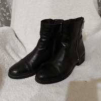 Сапоги ботинки billibi 38p черные кожа