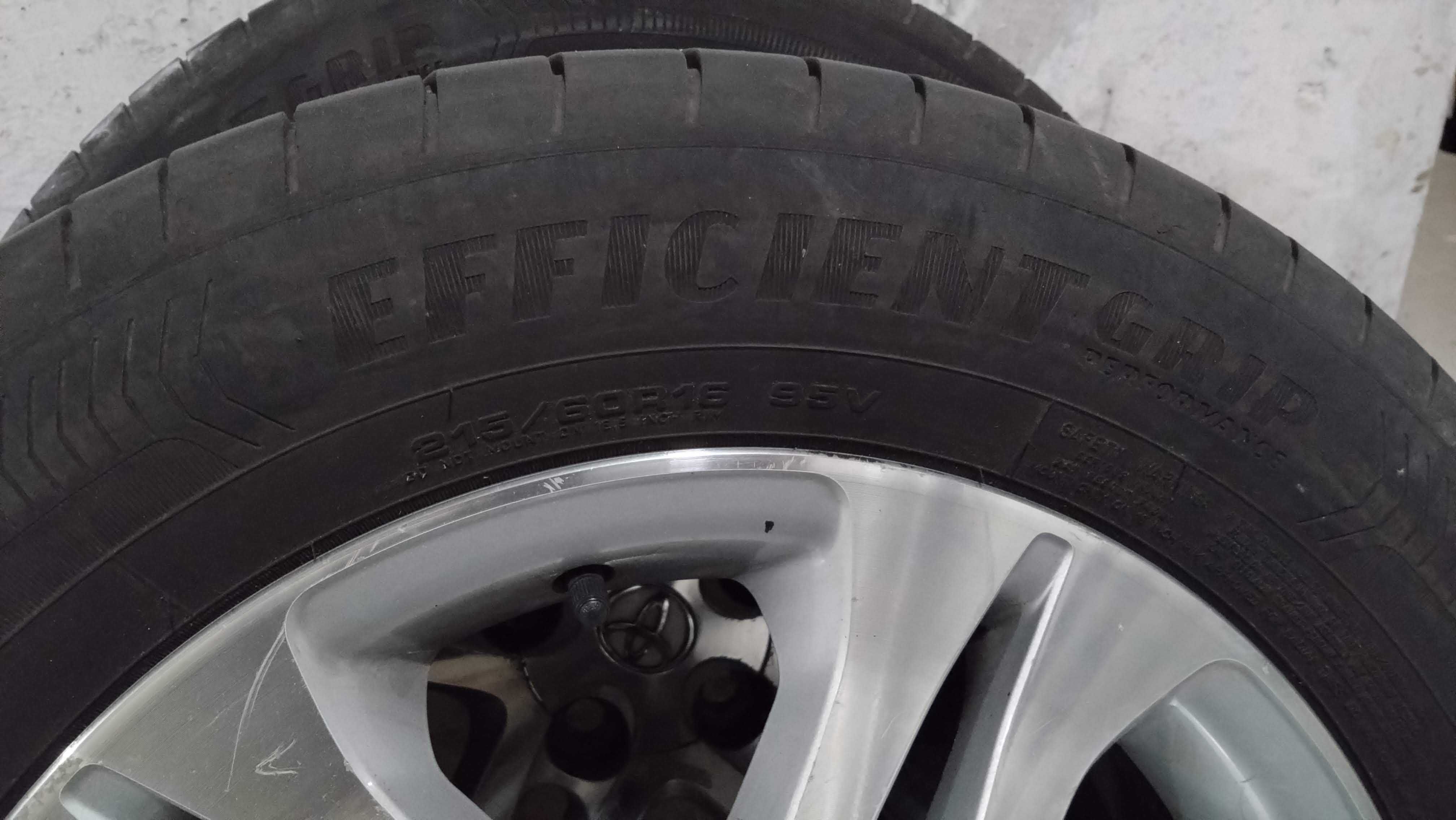 Alufelgi 16'' 5x114,3 (Toyota Previa II) 4 sztuki +śruby, +opony