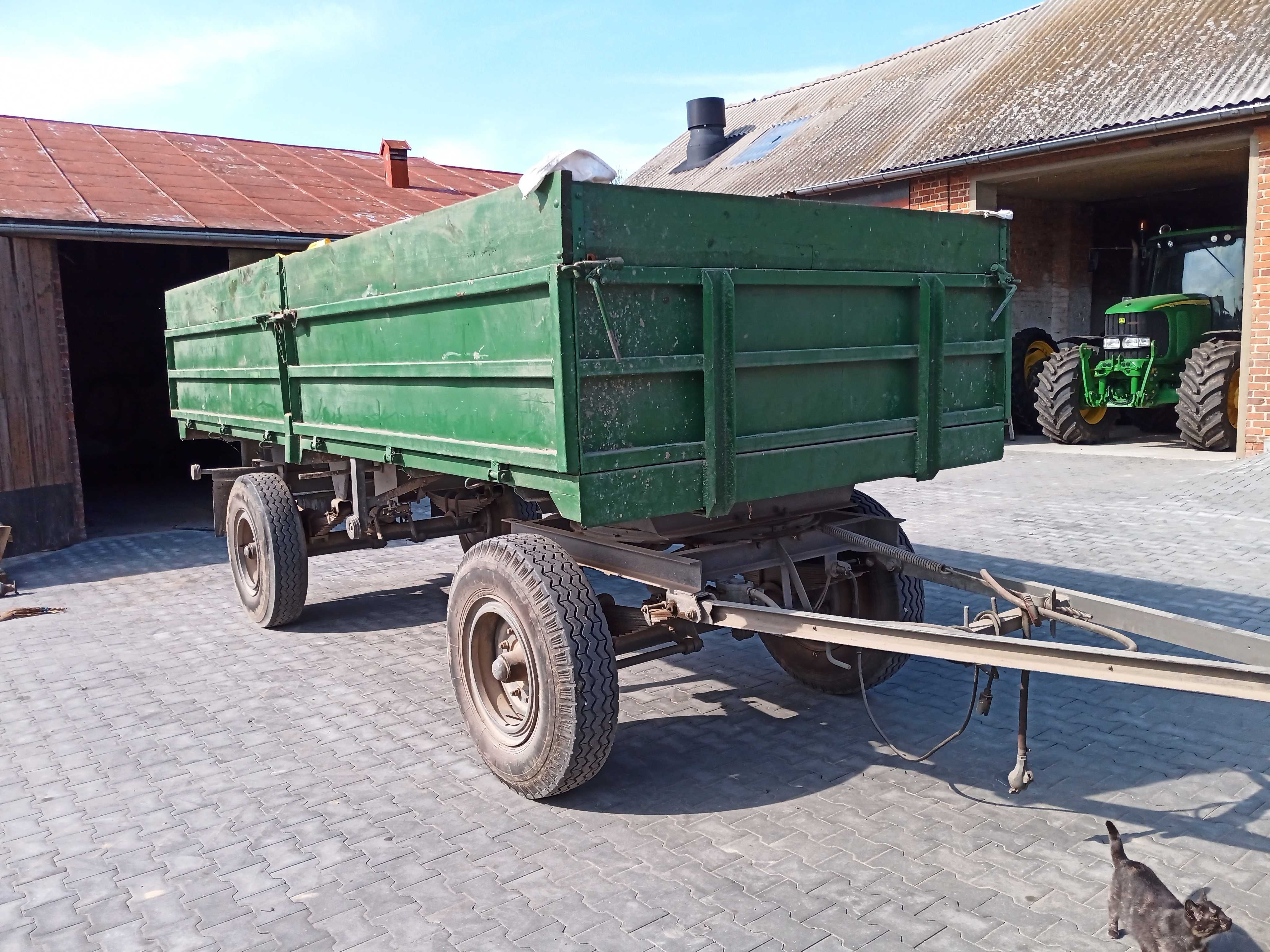 Przyczepa  IFA HL 8011, 6011, sztywna, do słomy (Zasław, Wielton)