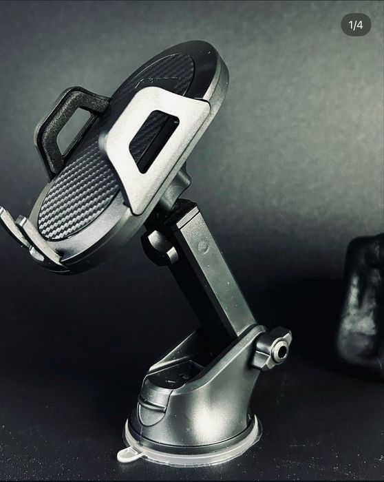 Тримач-присоска для телефону на лобове скло або торпеду